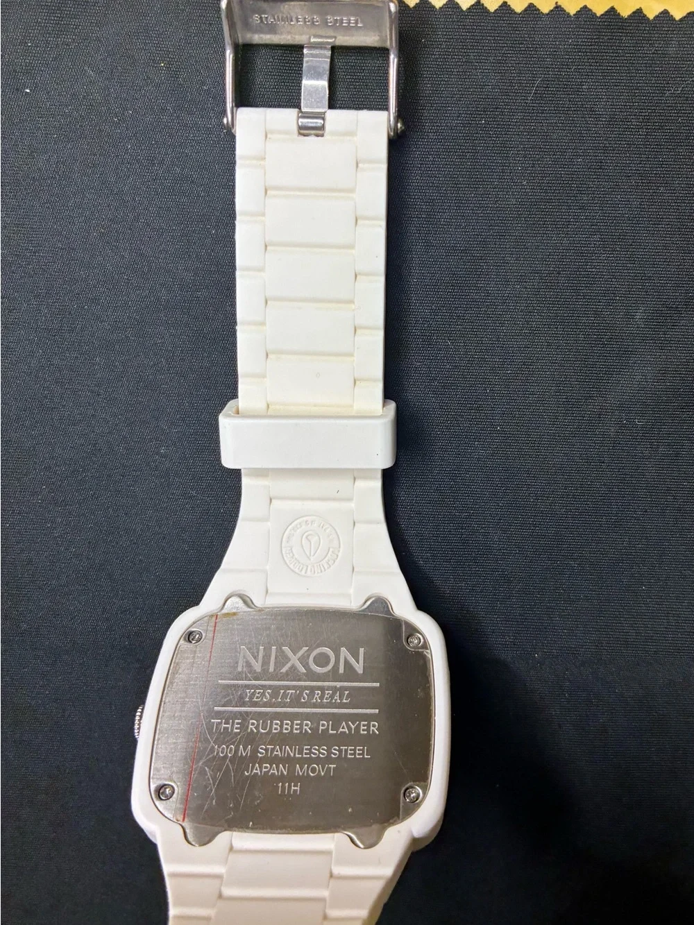 Nixon The Rubber Player White Watch